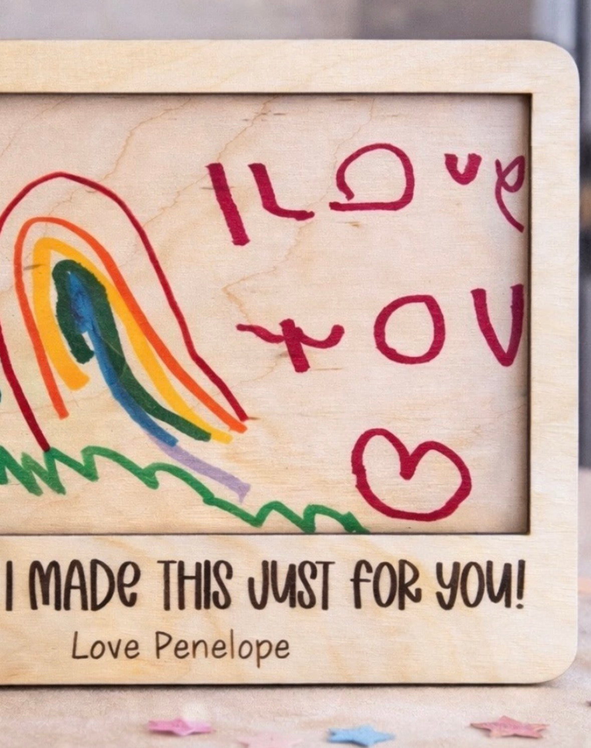 Personalised children's drawing