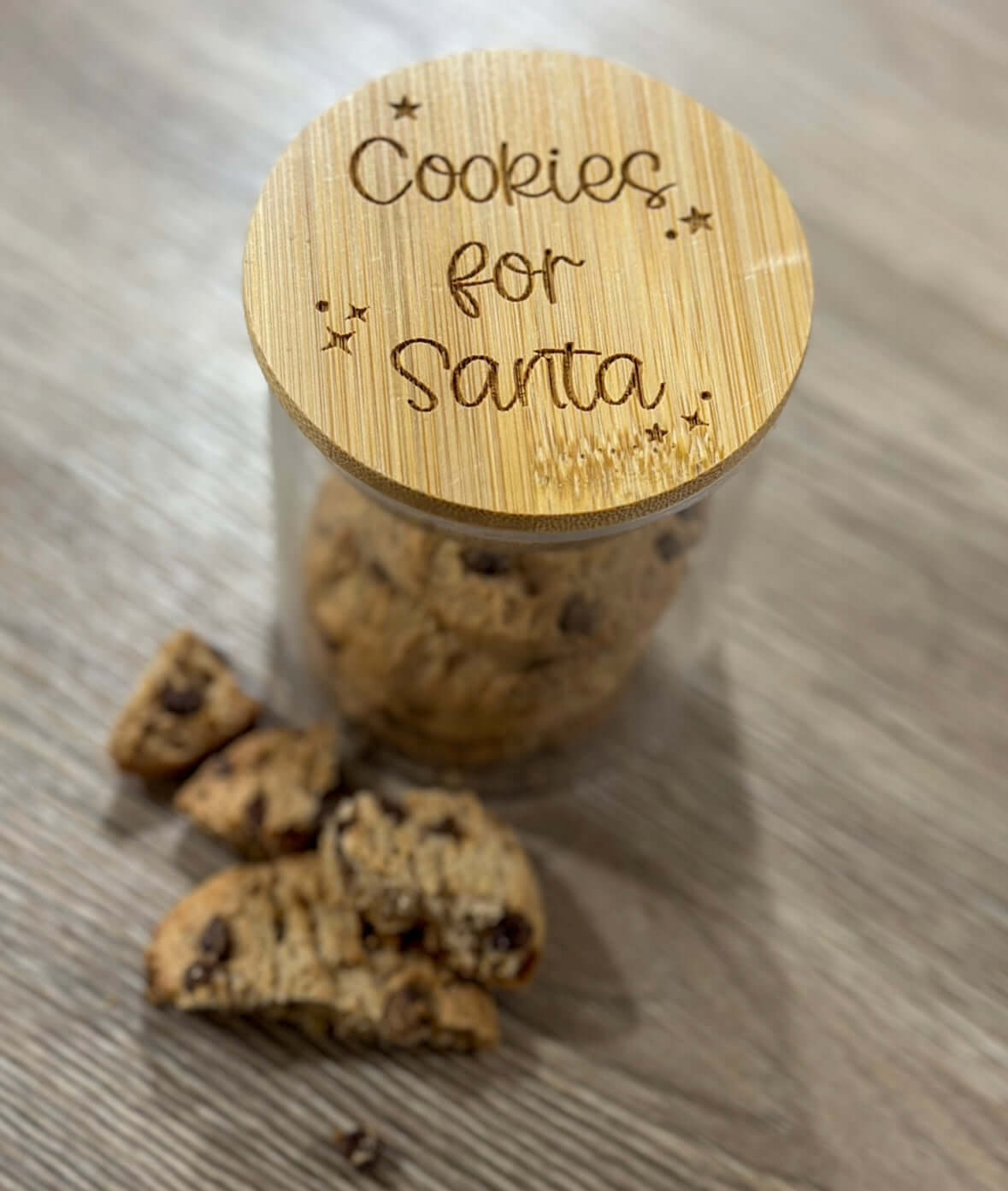 Santa's cookies, cookies for Santa jar