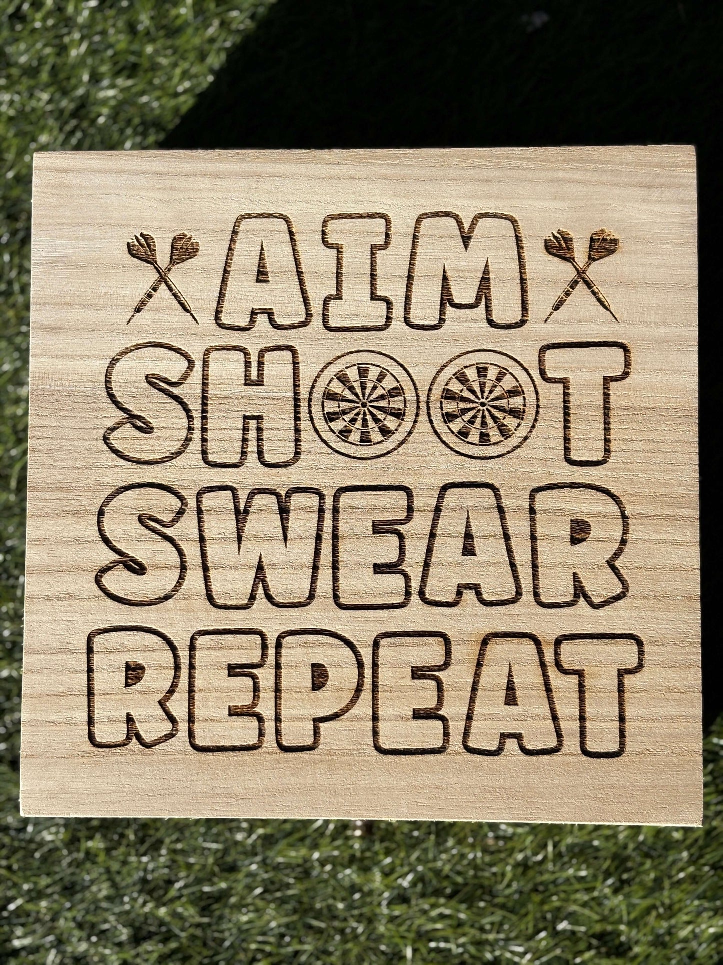Darts wooden storage box