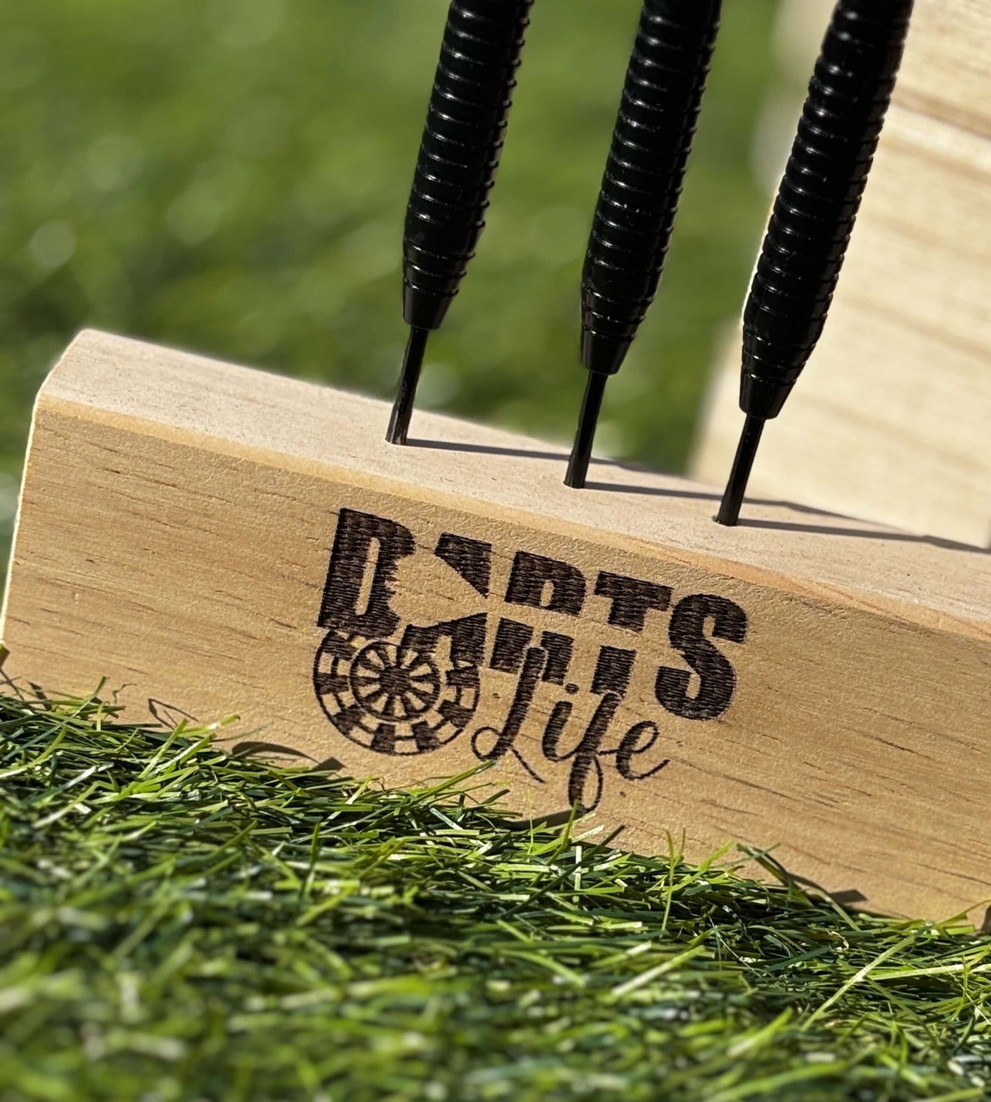 Wooden darts holder