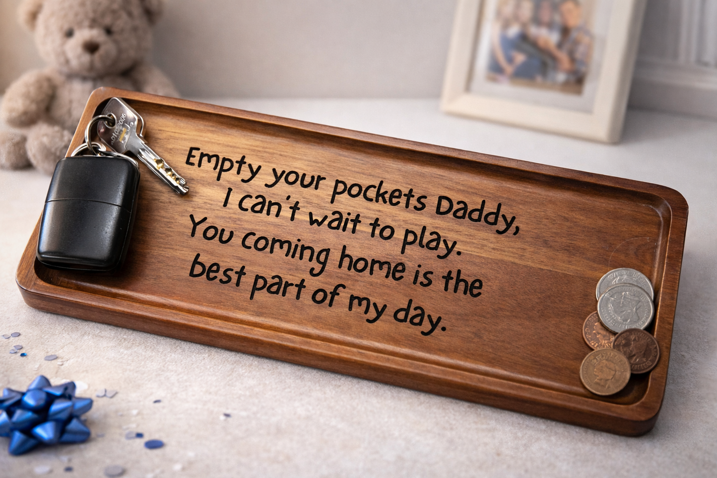 Wooden Key Tray