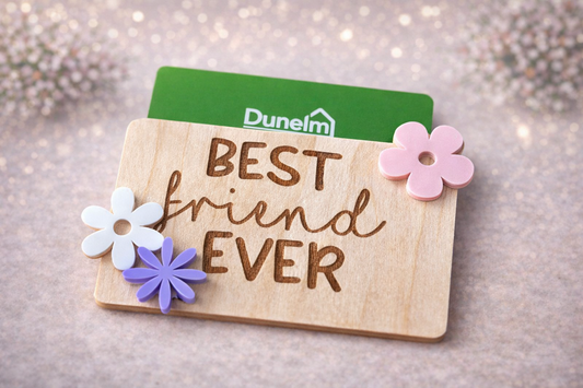 Personalised Best Friend Gift Card Holder | Wooden Voucher Holder | Friendship Gift