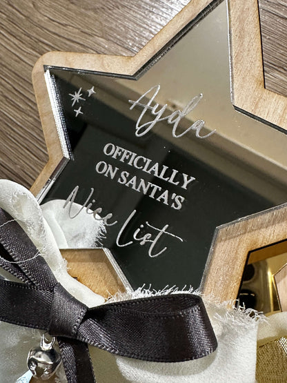 Personalised, Santas's nice list wand award