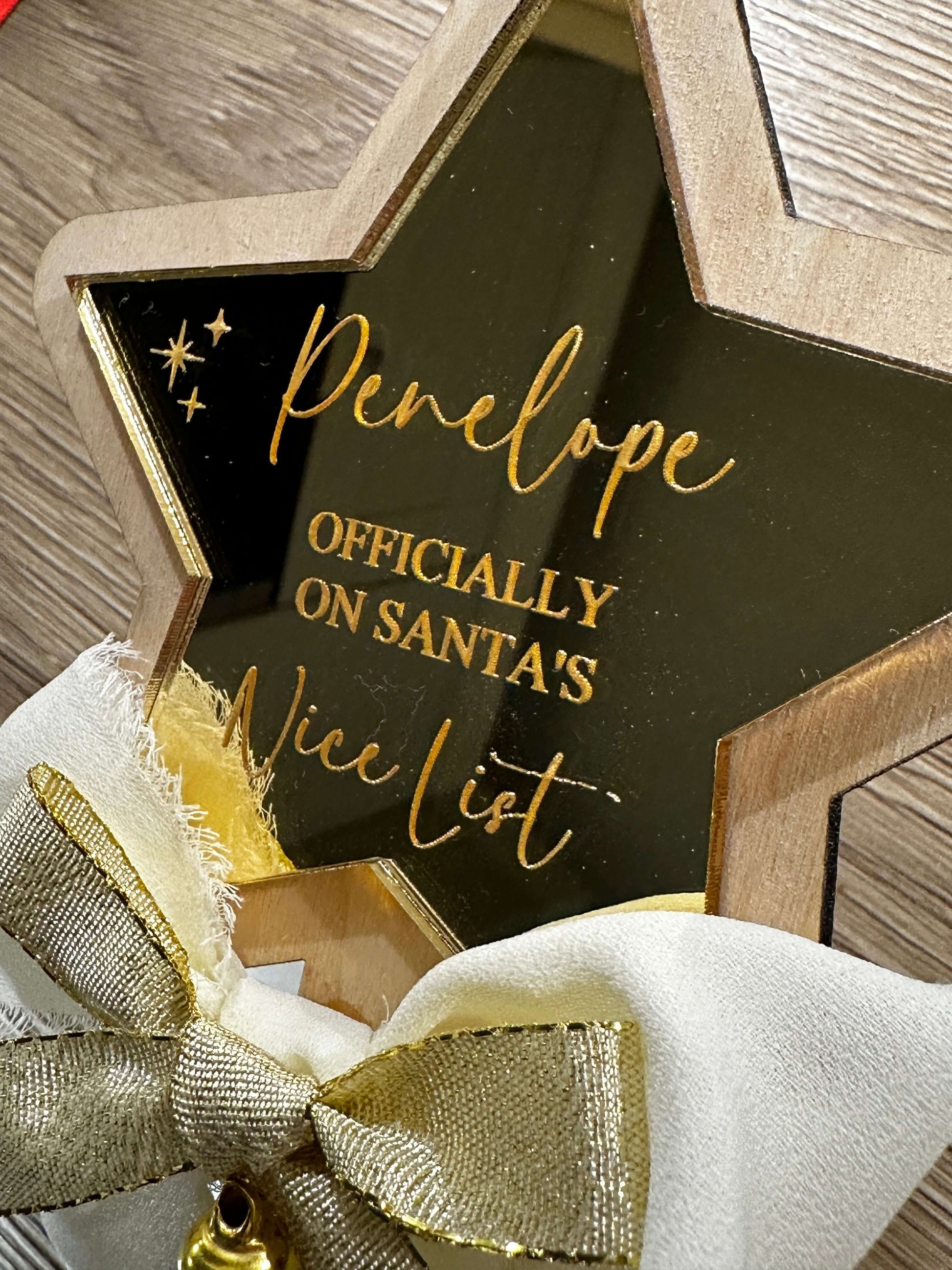 Personalised, Santas's nice list wand award