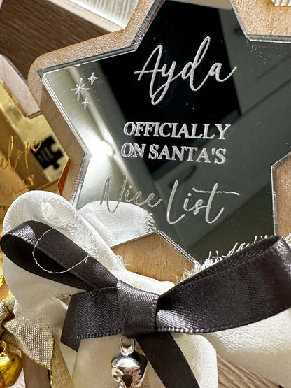 Personalised, Santas's nice list wand award