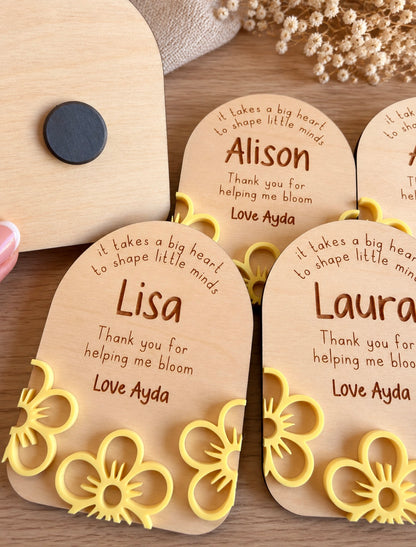 Personalised nursery teacher and teaching assistant thank you gift