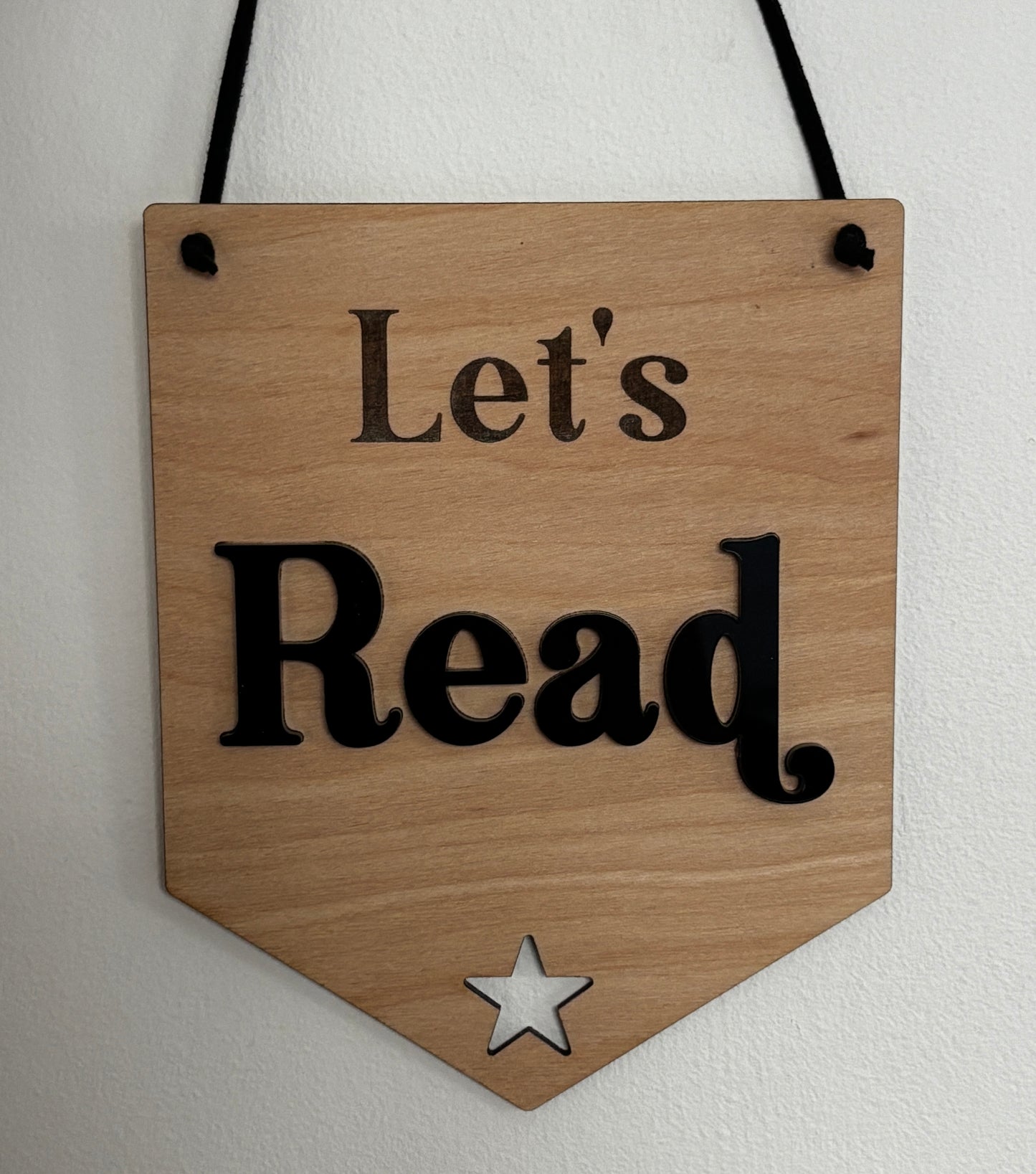 Reading corner sign
