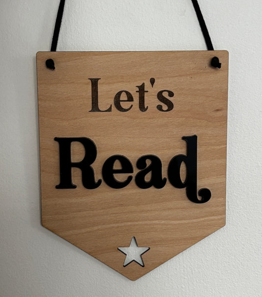 Reading corner sign