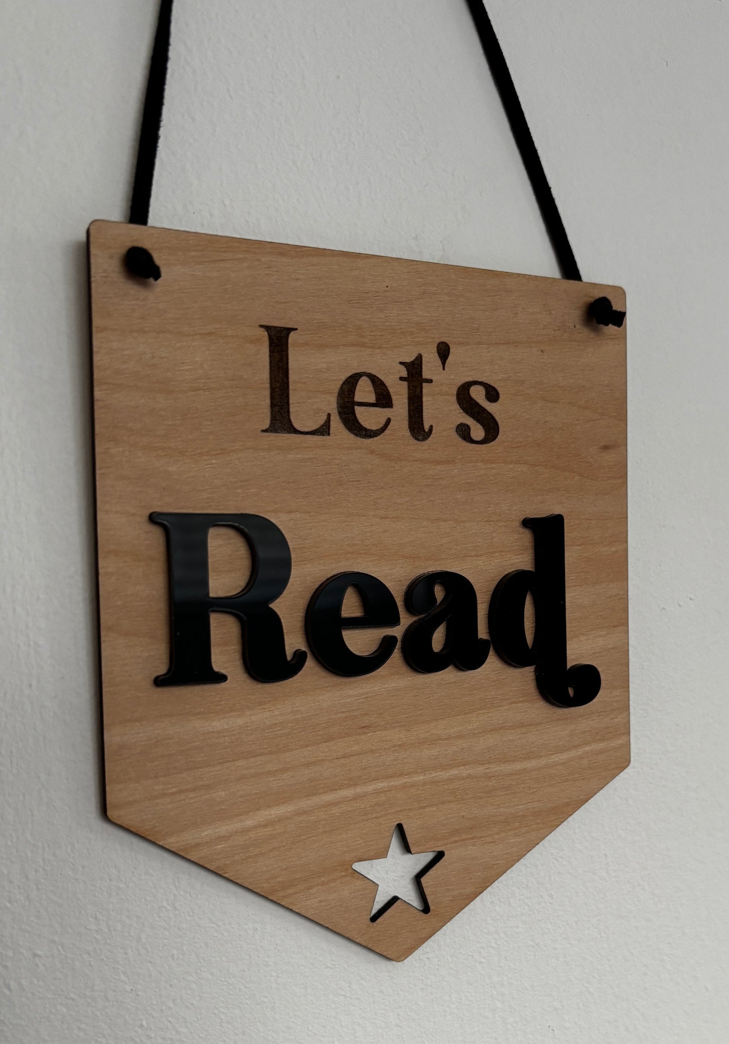 Reading corner sign