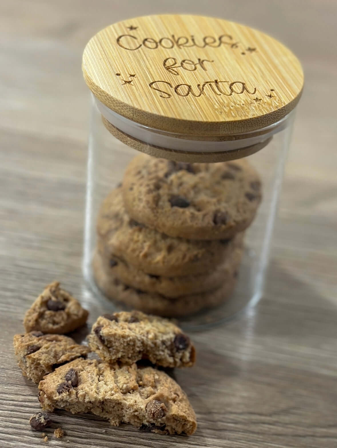 Santa's cookies, cookies for Santa jar