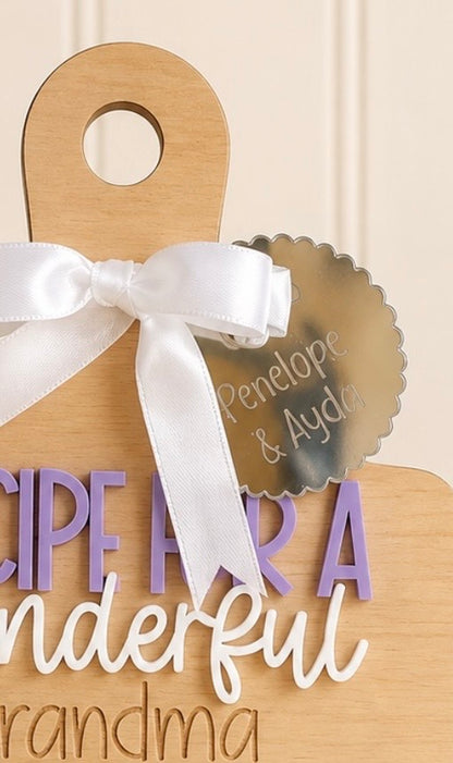 Personalised Grandma gift with custom grandchildren's names