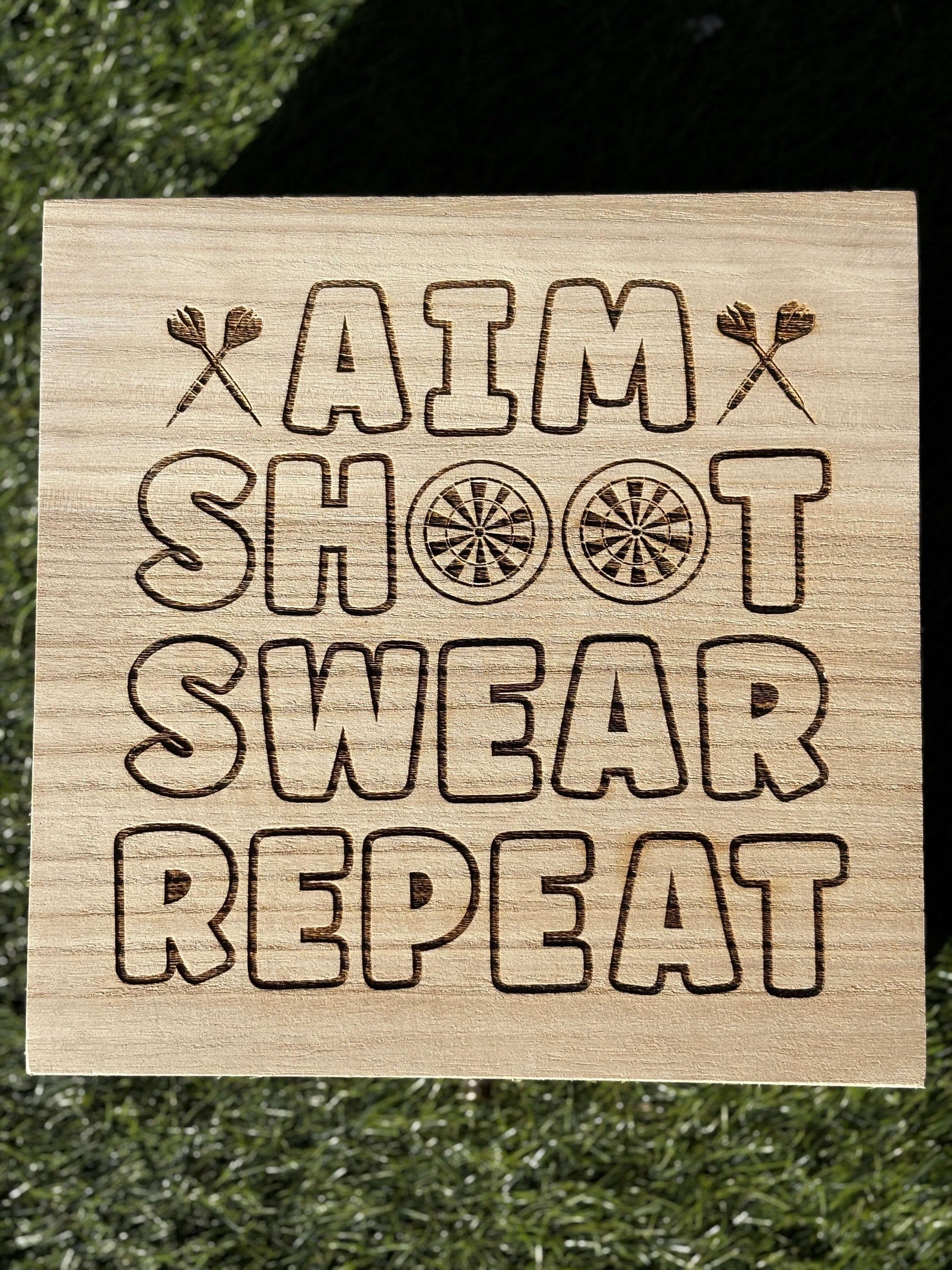 Darts wooden storage box 