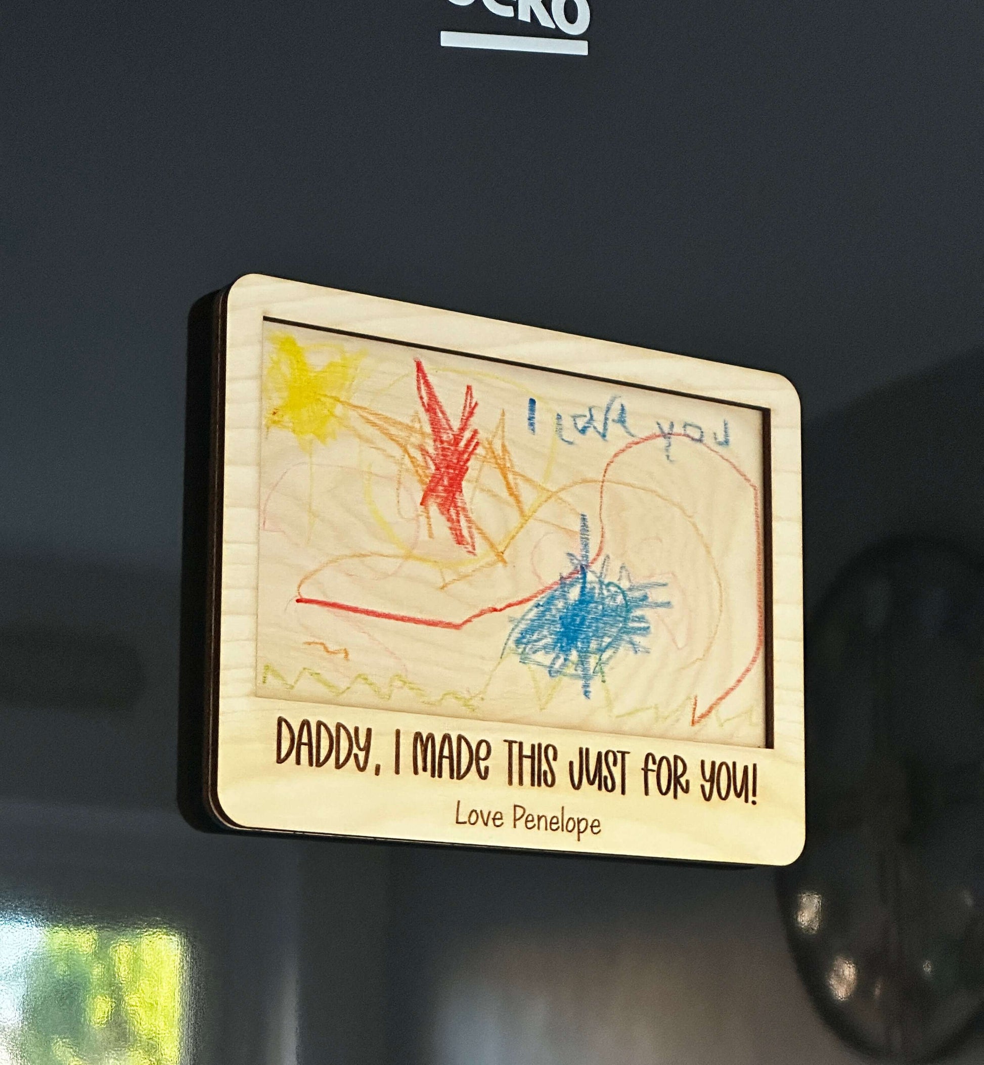 Personalised DIY fridge magnet, special & unique gift for any occasion. 
