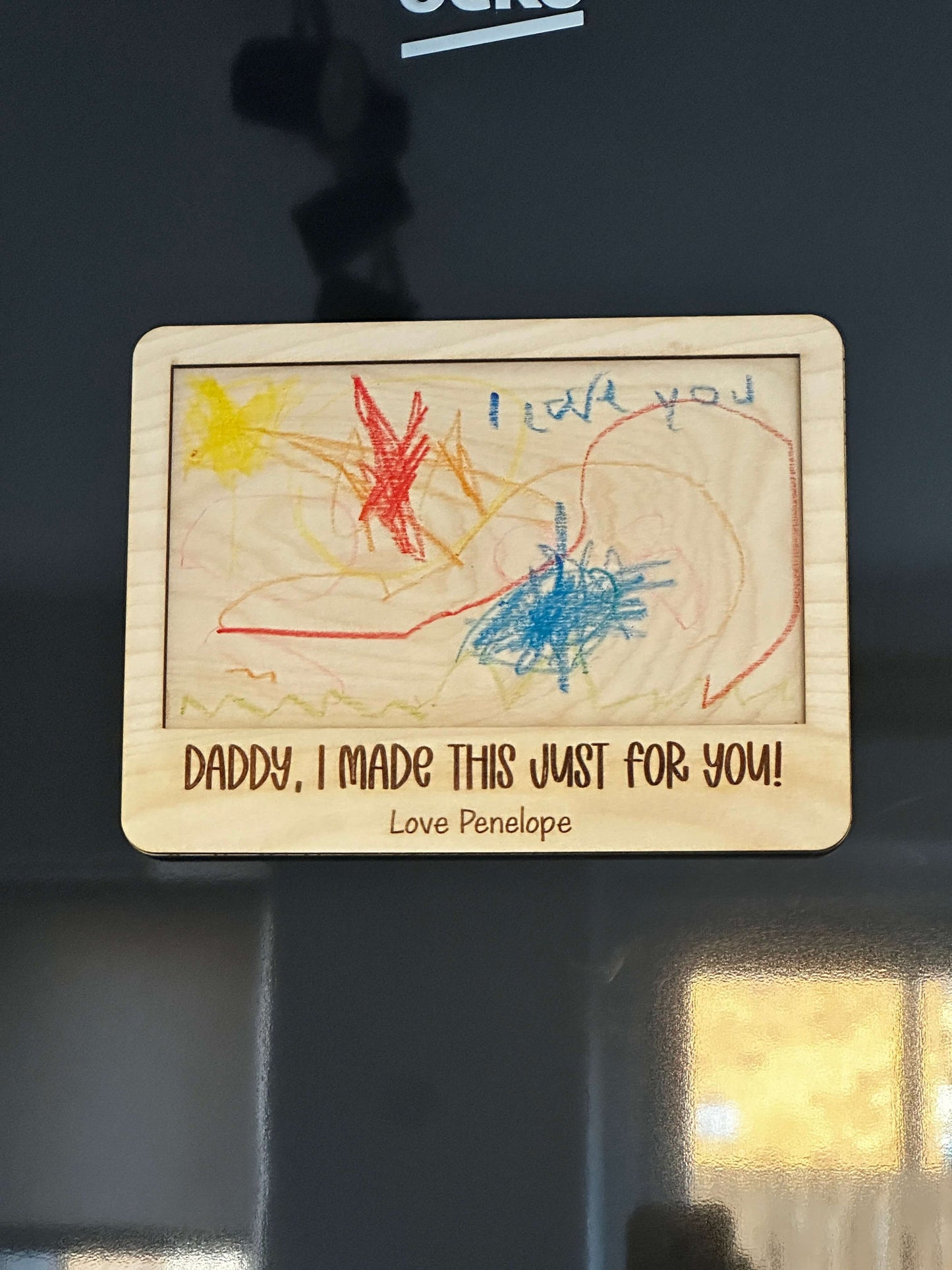 Personalised DIY fridge magnet, special & unique gift for any occasion. 