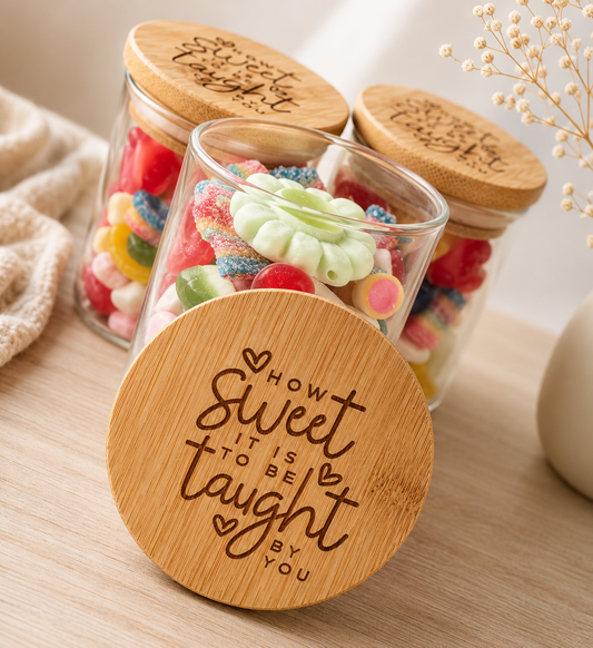 Personalised Teacher Sweet Jar | End of Term Teacher Gift