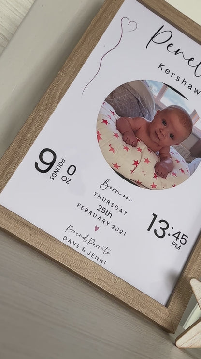 New Baby Gift Photo Frame
