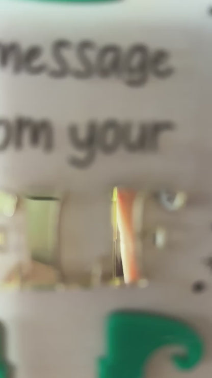 Elf on the shelf message board