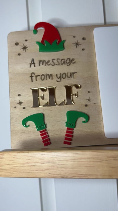 Elf on the shelf message board